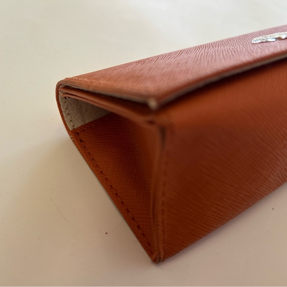 Tory Burch Orange eyeglass case and Tory Burch. Cloth - Picture 4 of 10